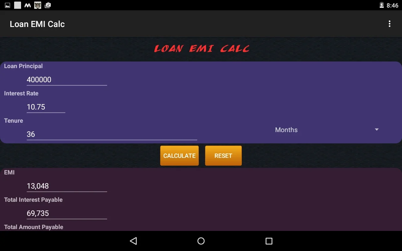 Loan EMI Calc for Android: Calculate Your Loan Payments Easily