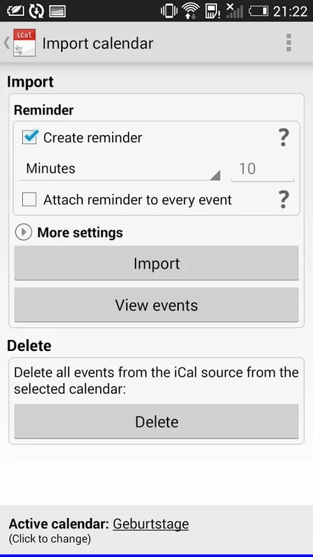 iCal Import/Export 2.4 for Android: Streamline Your Calendar