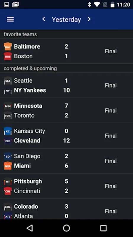 MLB Scores for Android: Real-Time Updates at Your Fingertips