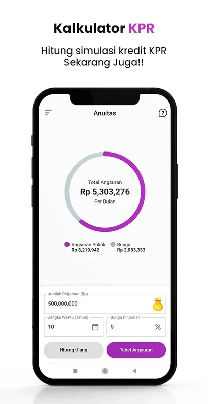 Kalkulator KPR for Android - Simplify Mortgage Calculations