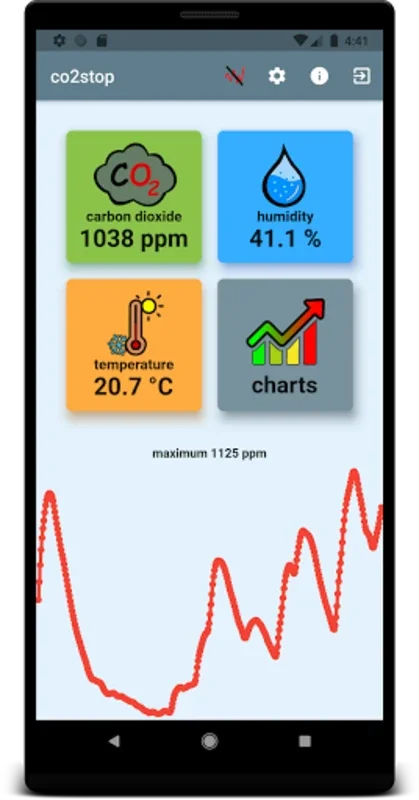 co2stop for Android - Monitor Indoor Environment