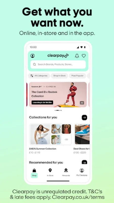 Clearpay for Android - Shop Now, Pay Later
