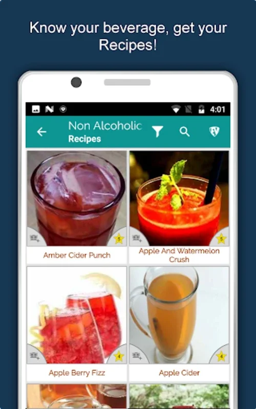 Mocktails, Smoothies, Juices for Android - Rich Beverage Options