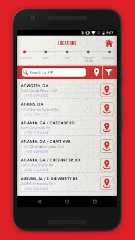 Johnny Brusco's Pizza for Android - Seamless Dining