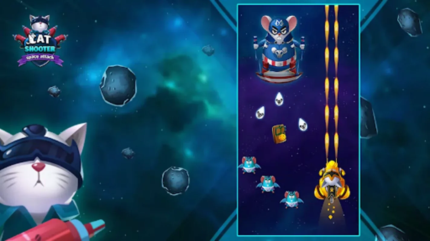 Cat Invaders Galaxy Attack for Android - Intense Space Adventure