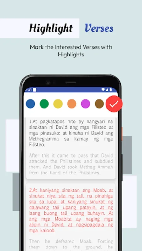 Tagalog English Bible for Android - Enriching Spiritual Growth