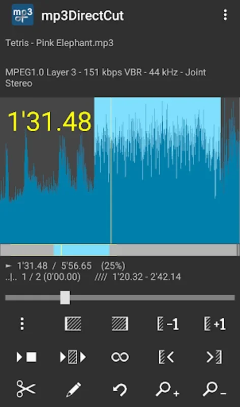 mp3DirectCut for Android - High - Quality Audio Editing