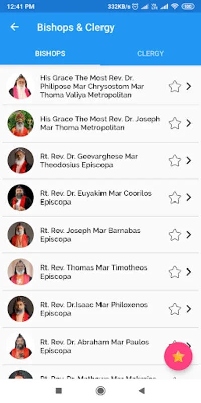 MARTHOMIAN for Android - Essential Clergy Info App