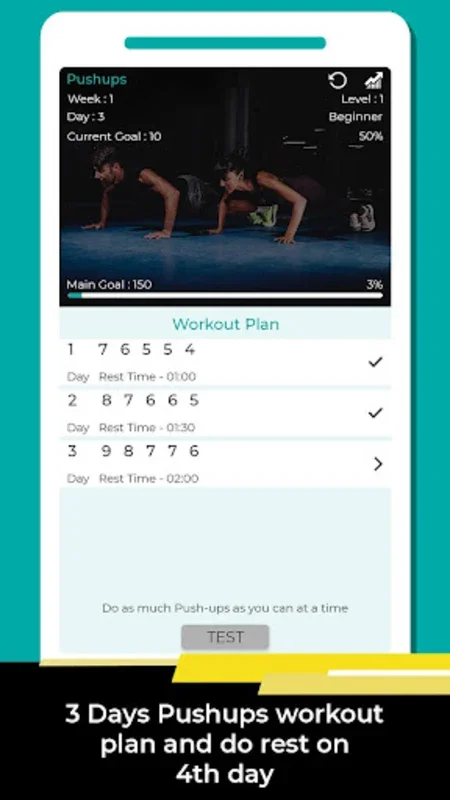 150 Pushups Workout Challenge for Android: Build Strength