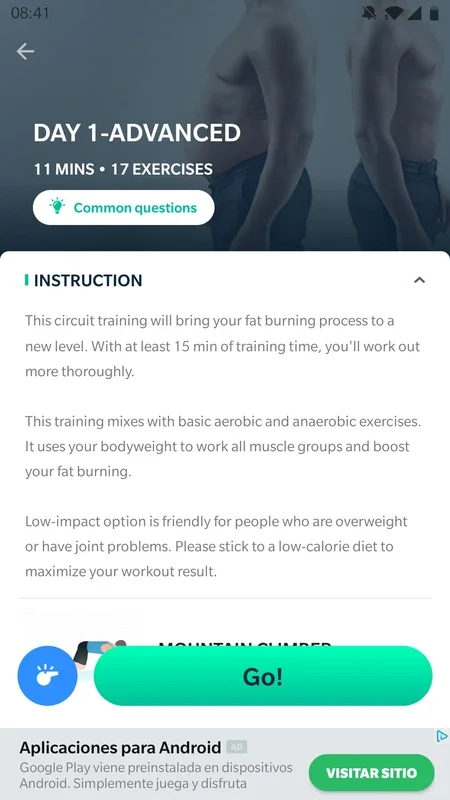 Lose Weight App for Men on Android - No Downloading Required