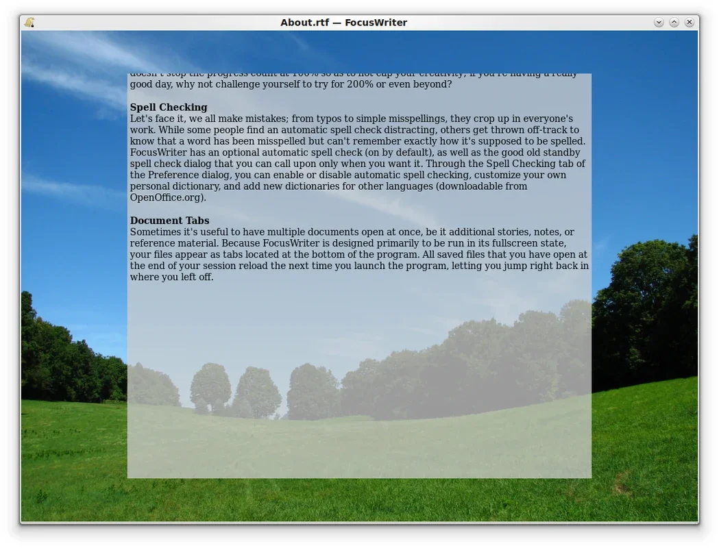 FocusWriter for Mac - A Distraction-Free Writing Tool