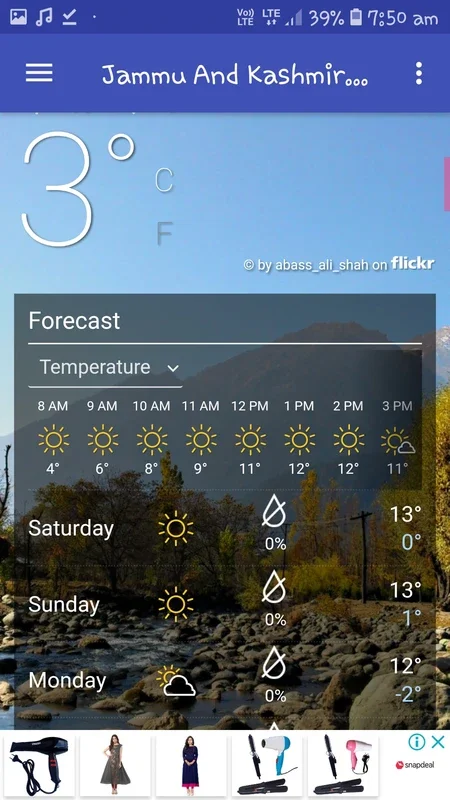 Kashmir Weather for Android: Accurate Local Forecasts