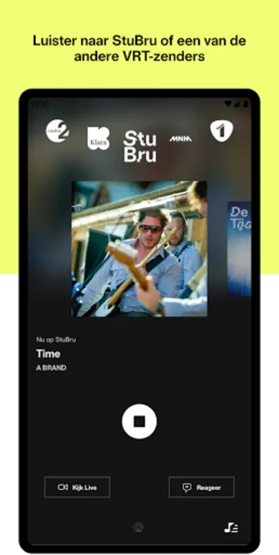 Studio Brussel for Android - Seamless Audio Entertainment