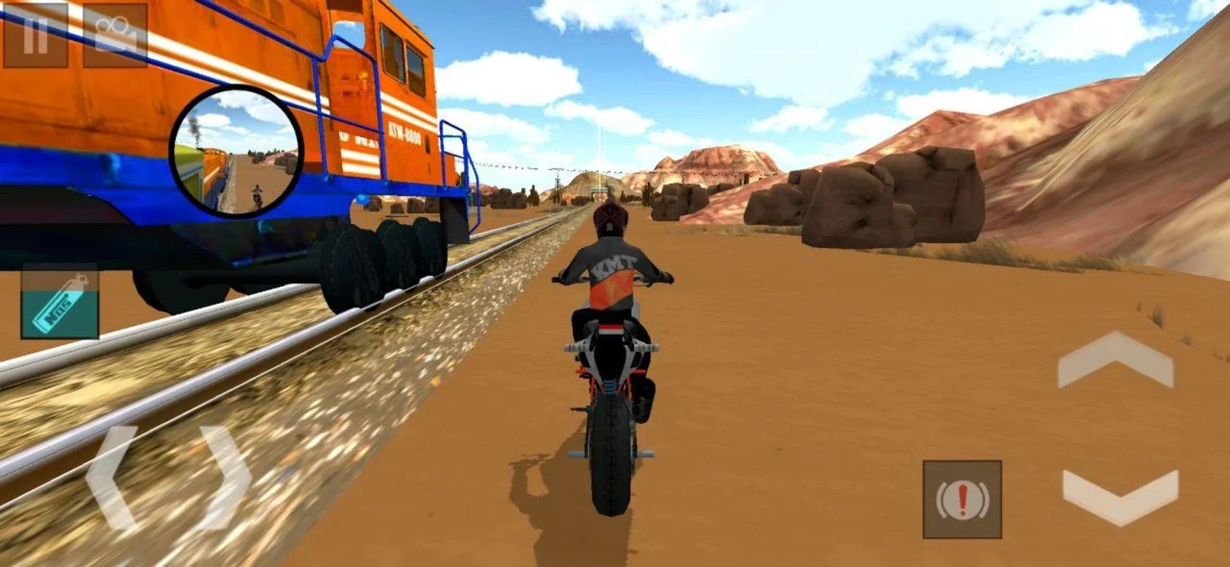 Bike vs. Train on Android: Outrun Trains with Your Bike