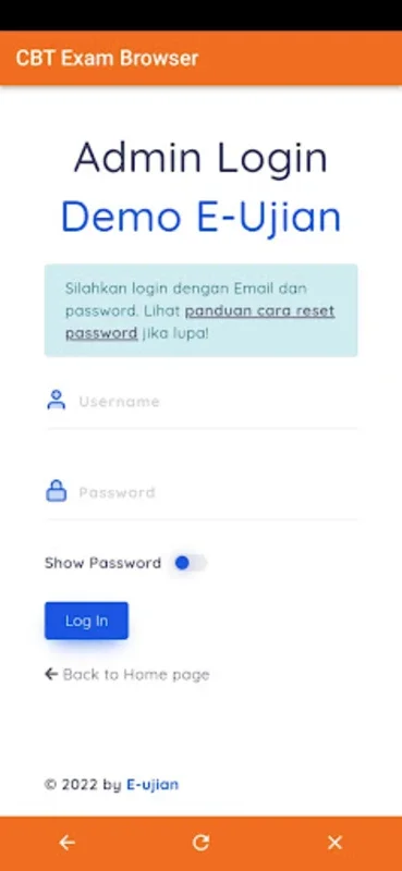 Exambro E - ujian.id for Android - Ensuring Online Exam Integrity