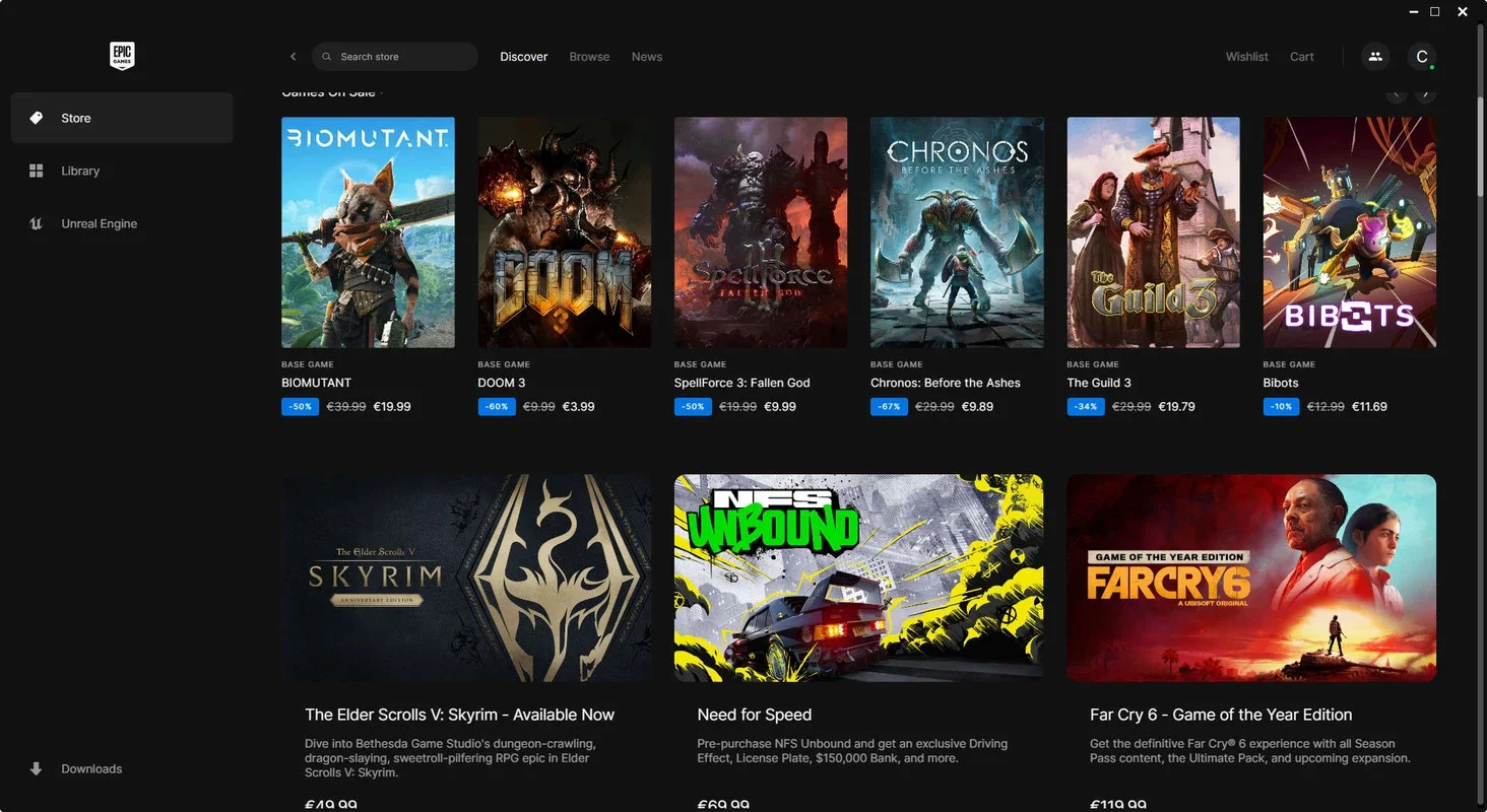 Epic Games Launcher for Windows: Manage Games and Get Free Titles