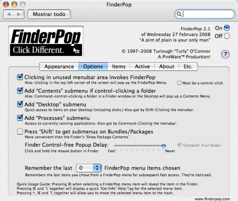 FinderPop for Mac: Enhancing Finder Context Menu