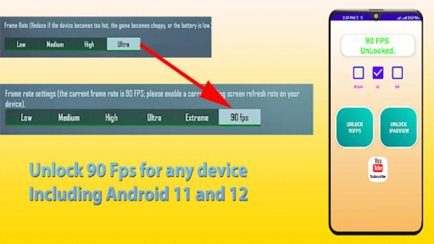 90 Fps tool for Android: Unlock 90fps for Smoother Mobile Gaming