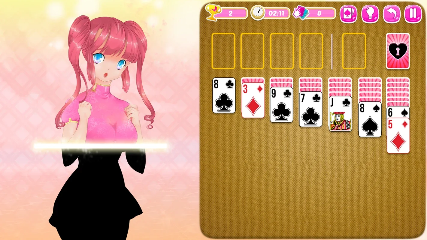 Solitaire Manga Girls for Android - Engaging Gameplay