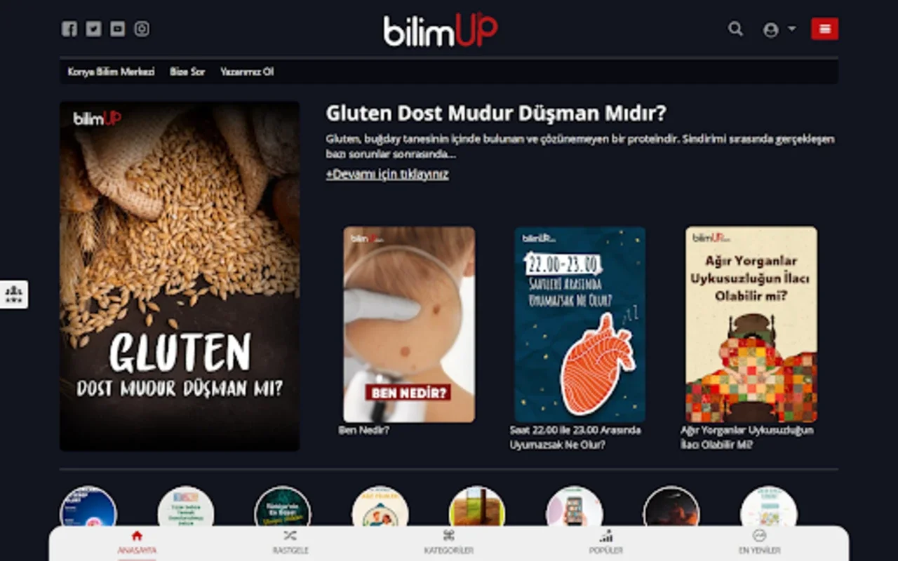 BilimUP for Android - Accessible Science App