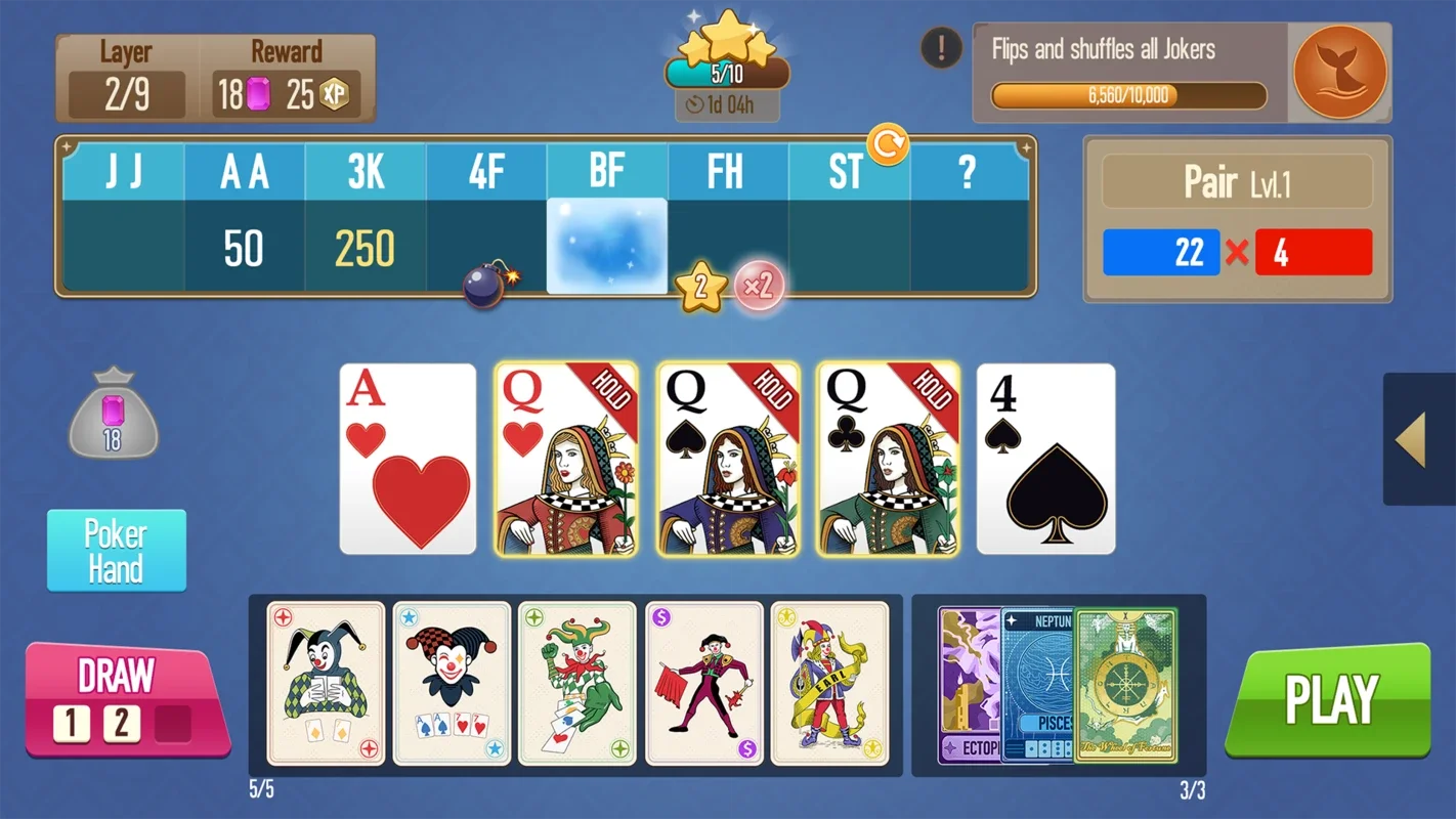 Joker Order for Android - Play Poker & Jokers to Defeat Villains