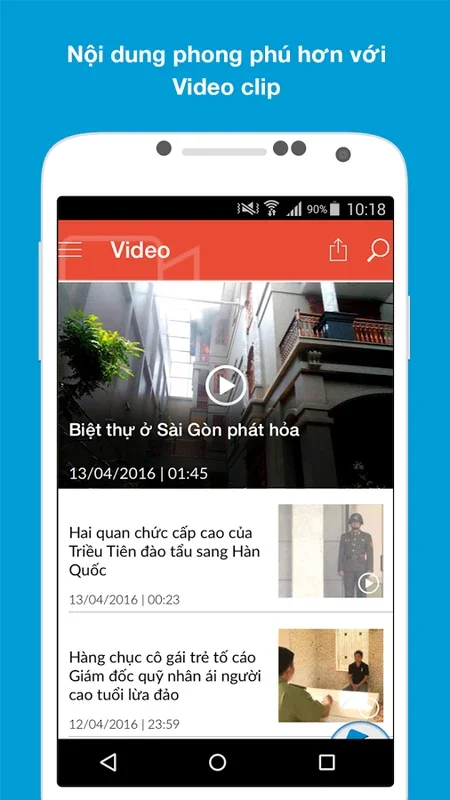 Thanh Nien Mobile for Android - Stay Informed Anytime