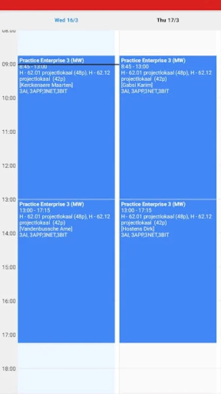 Vives Plus for Android: Real-Time Schedule Updates