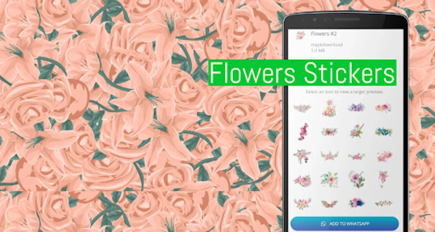 Flowers Stickers for WhatsApp for Android - Enhance Chats