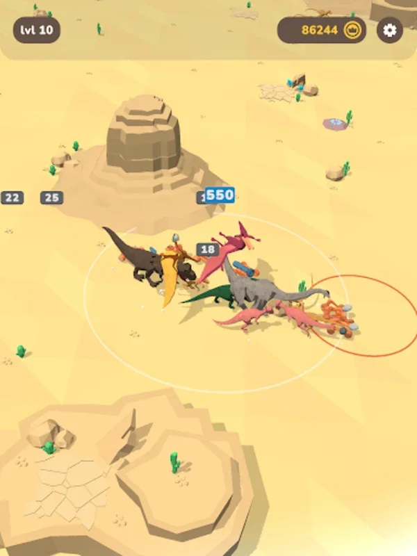 Dinosaur Merge Battle on Android: Strategic Dinosaur Battles