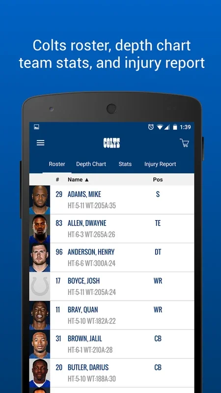 Colts for Android - Stay Connected with the Team