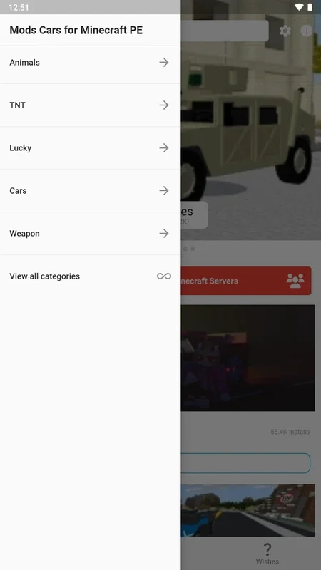 Mods Cars for Minecraft PE on Android - No Download Needed