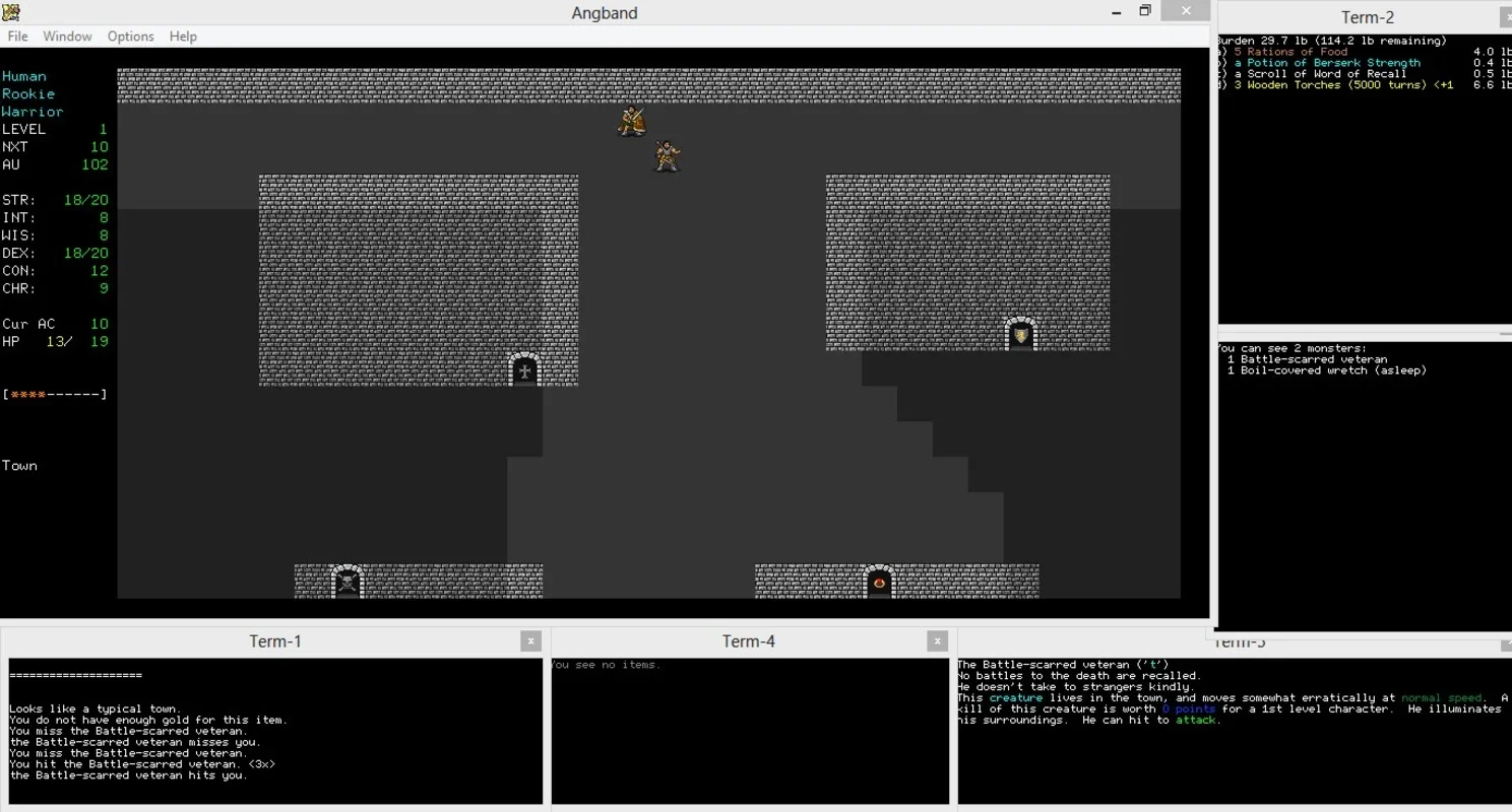 Angband for Windows - Defeat Morgoth