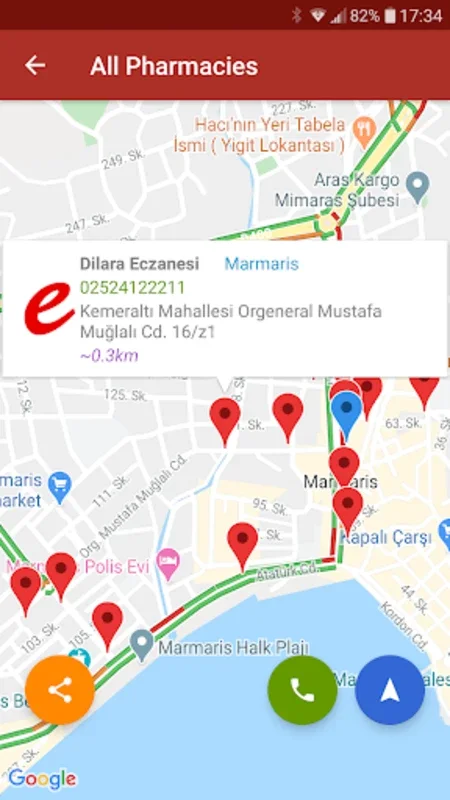 Turkey Pharmacies On-Duty for Android: Find On-Duty Pharmacies Easily