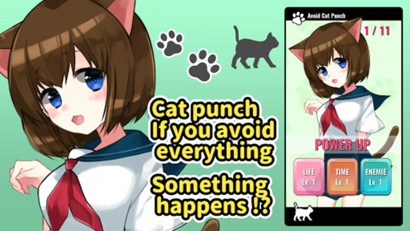 Don't touch Cat Girl! for Android - Enter a Fantasy World