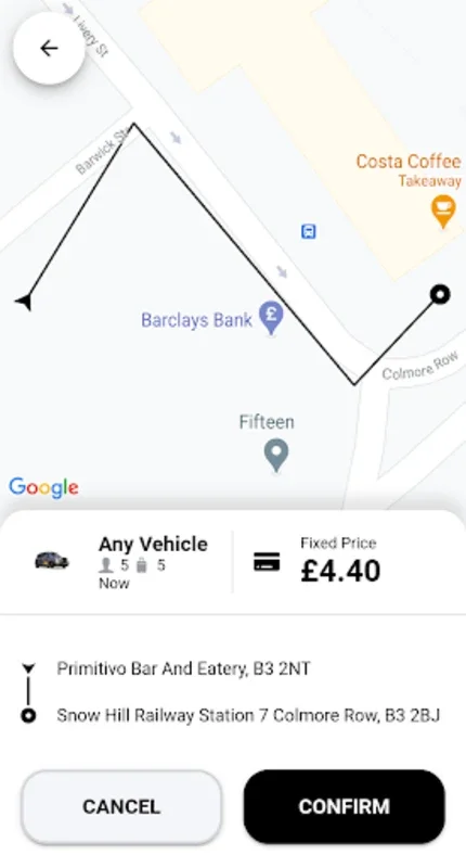 TOA Taxis Birmingham for Android: Effortless Taxi Booking and Tracking