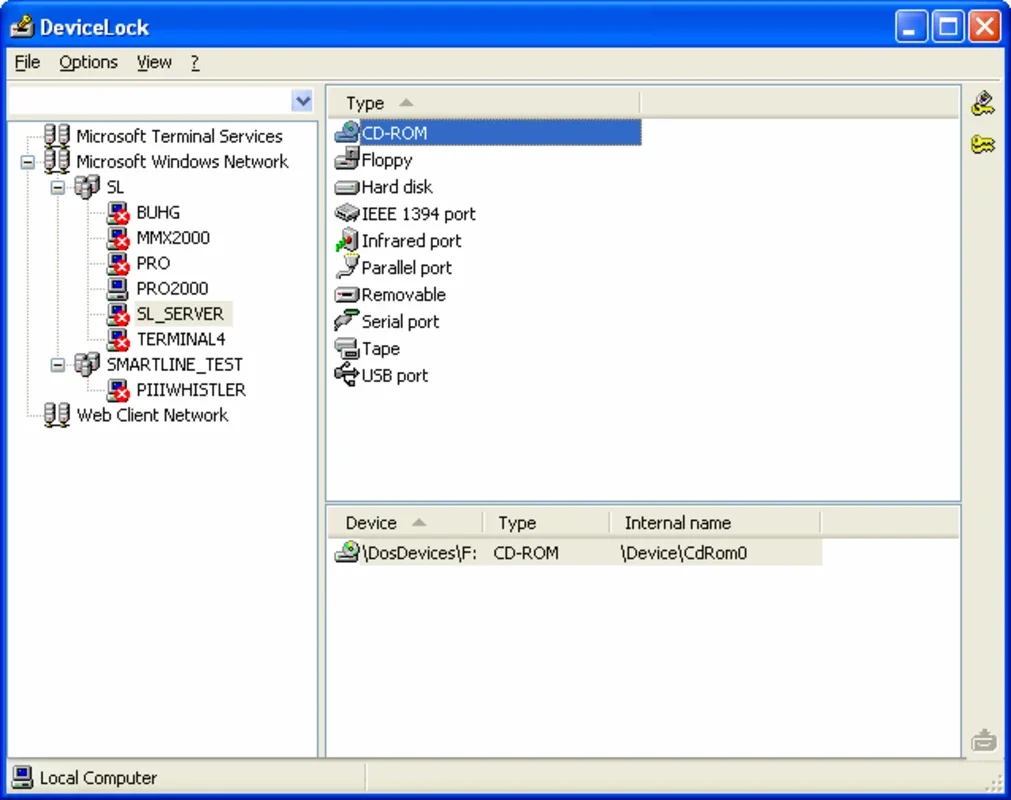 DeviceLock for Windows - Secure Network Device Control