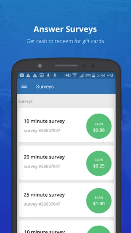 ySense for Android - Earn Cash by Sharing Opinions