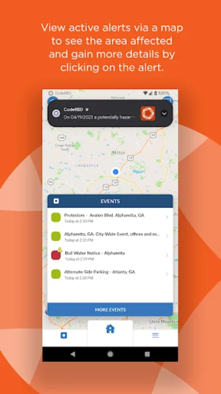 CodeRED for Android: Real-Time Emergency Alerts