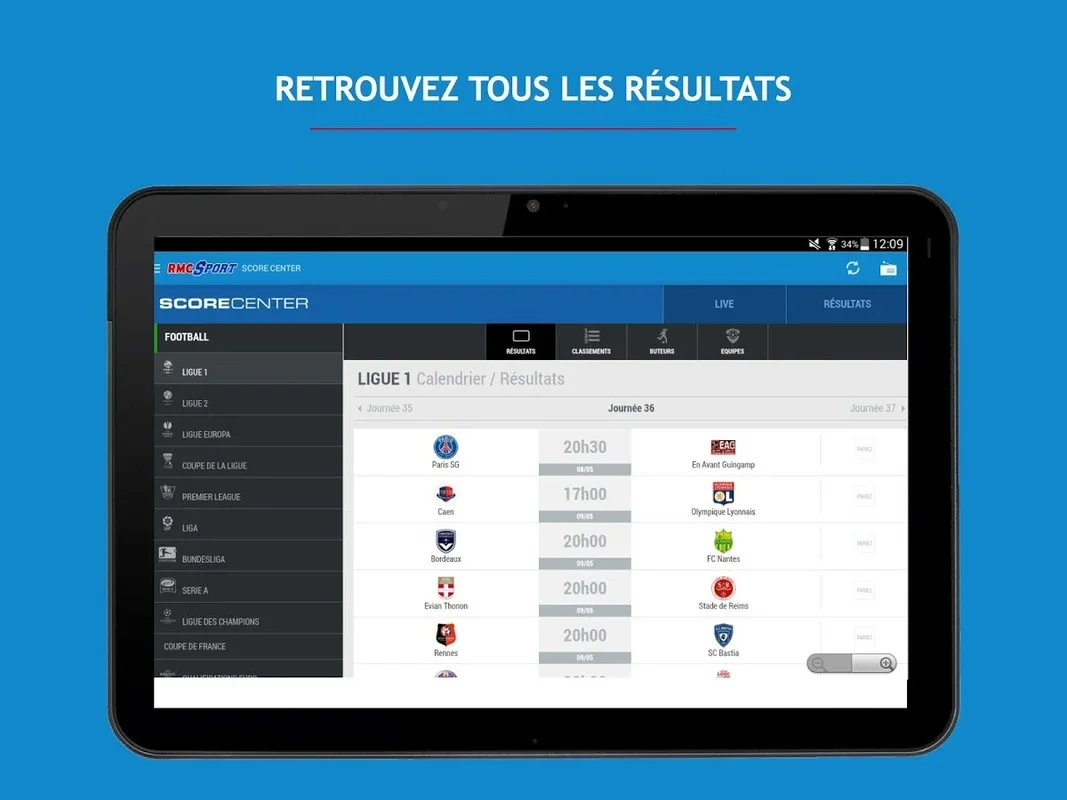 RMC Sport for Android - Comprehensive Sports Coverage