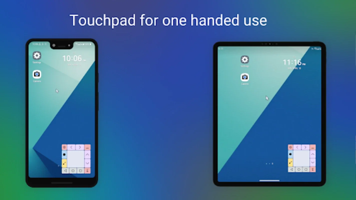 Touchpad for Big Phone & Tab for Android: Customizable Navigation