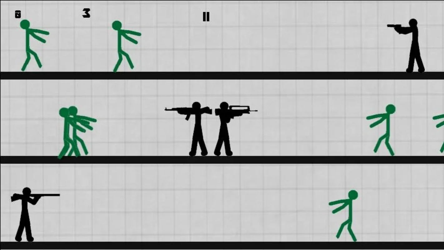 Stickman vs Zombies for Android - Thrilling Zombie Battles