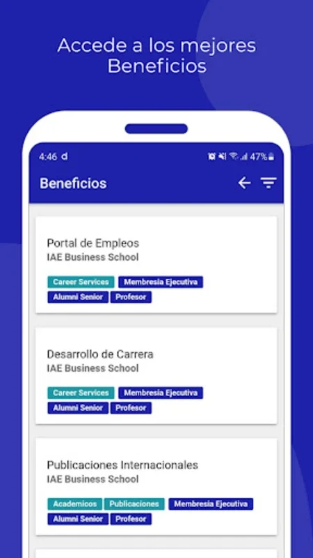 IAE Connect for Android - Facilitating Professional Networking