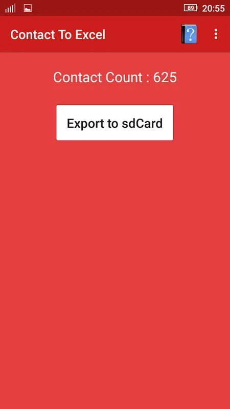 Contact To Excel for Android - Convert Contacts Easily