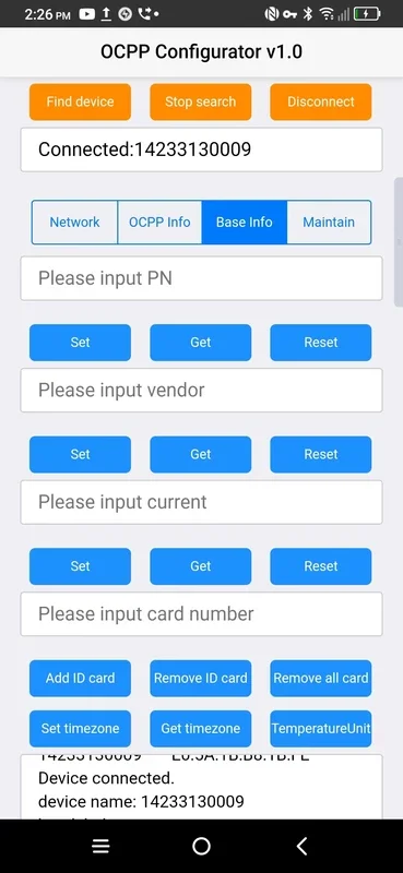 charger Settings for Android - Manage and Configure Charging Piles