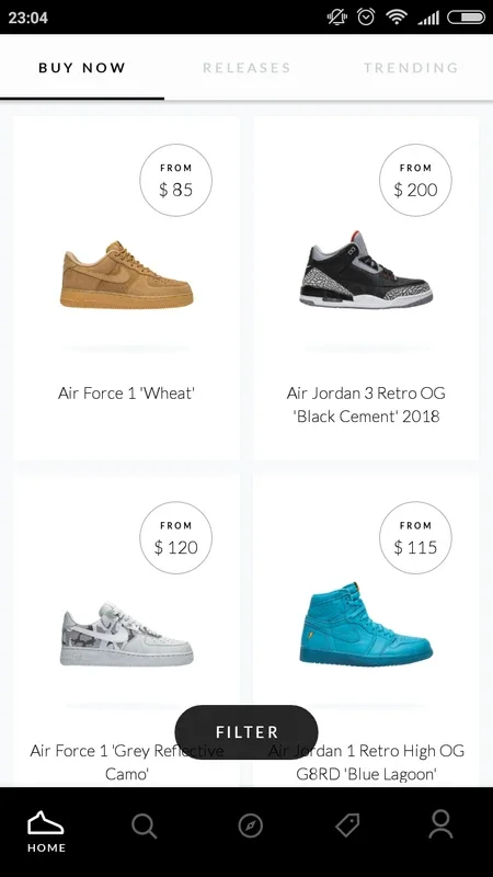 GOAT for Android - Safe Sneaker Buying and Selling