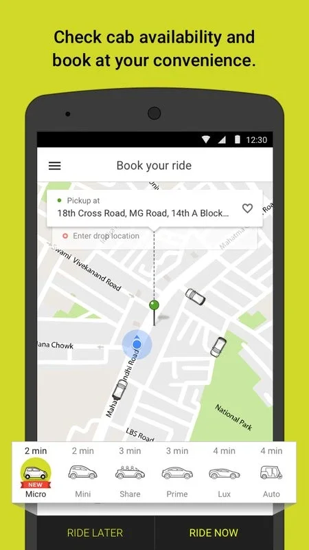 OlaCabs for Android: Convenient Transportation in India