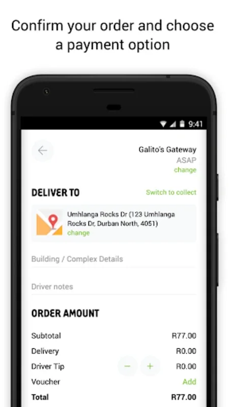 Galito's for Android - Convenient Flame - Grilled Chicken Ordering