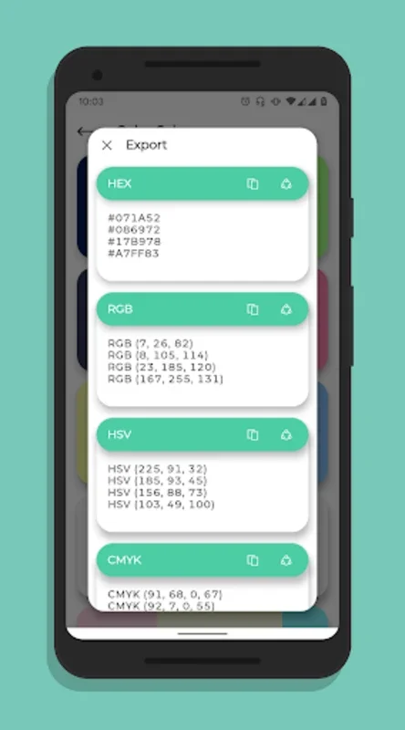 Color Palette - Extract/Create Colors & Gradients for Android