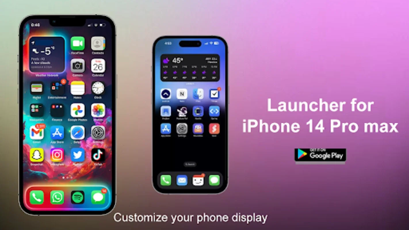 iPhone 14 Pro Max Launcher for Android: Free Themes & Wallpapers