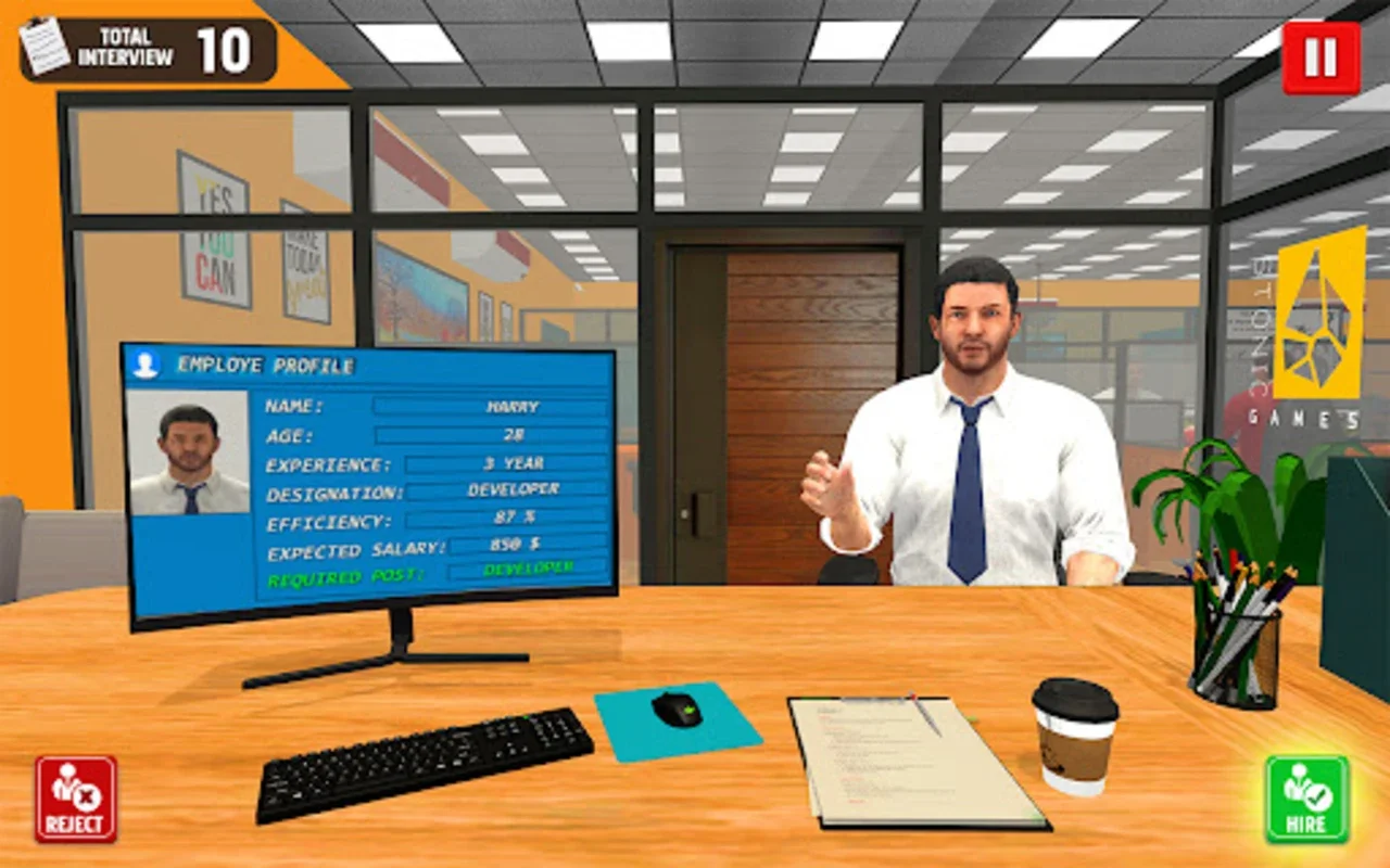 Virtual HR Manager Job Games for Android: Experience HR Management